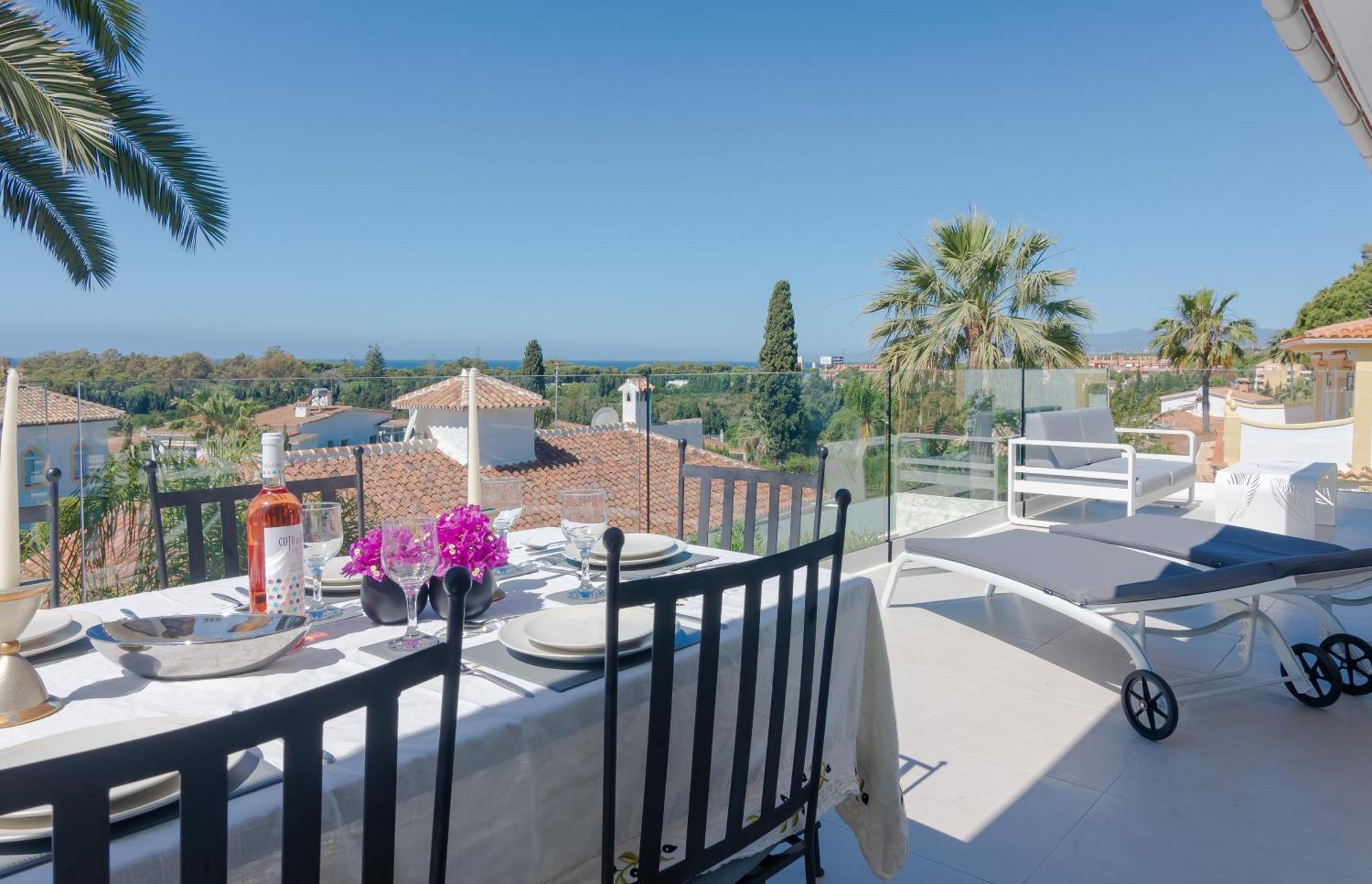Villa Near Beach In Marbella With Heated Pool Exterior foto